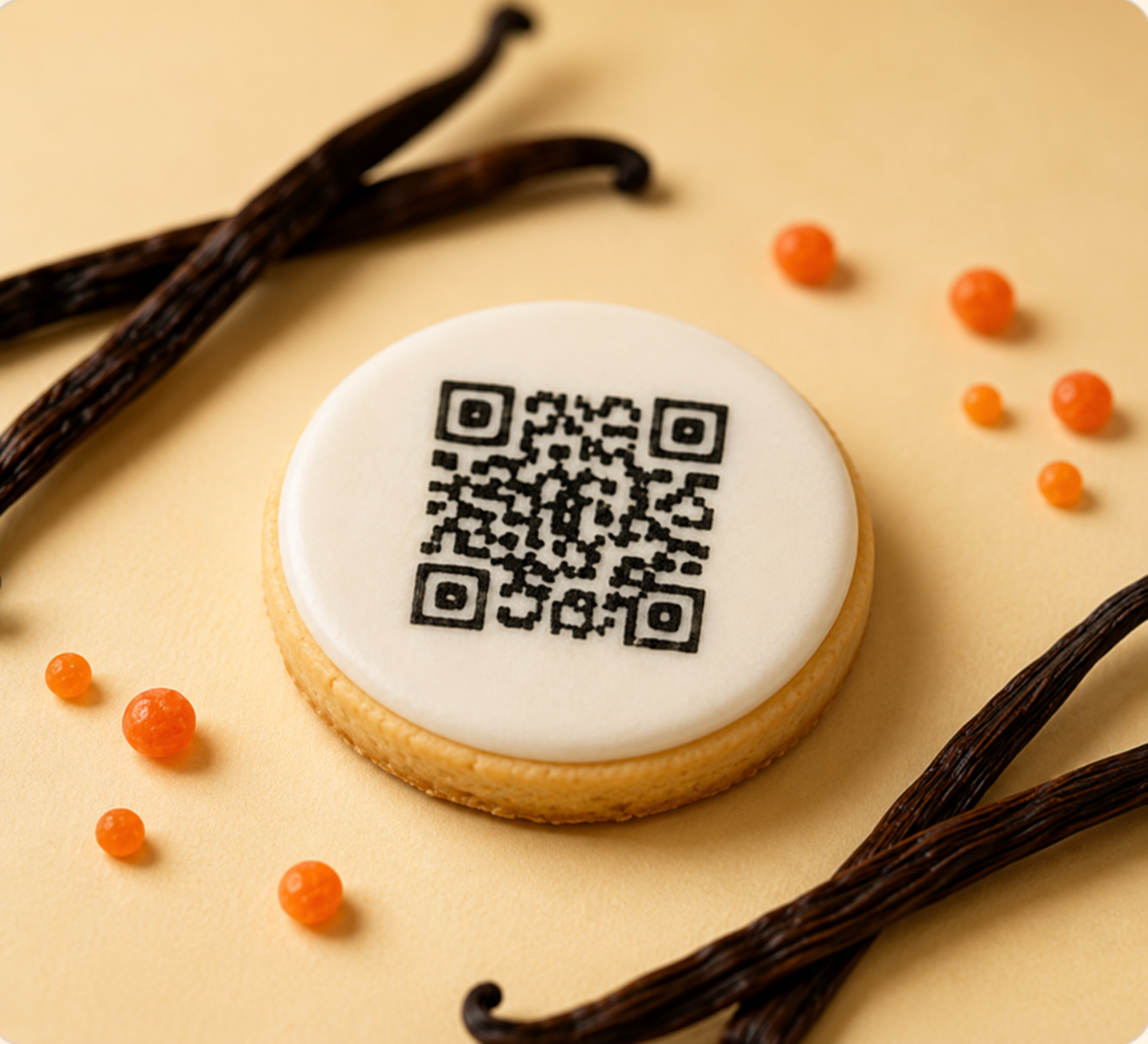 Biscoito com QR Code